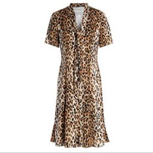 Caroline Herrera leopard-print Silk dress